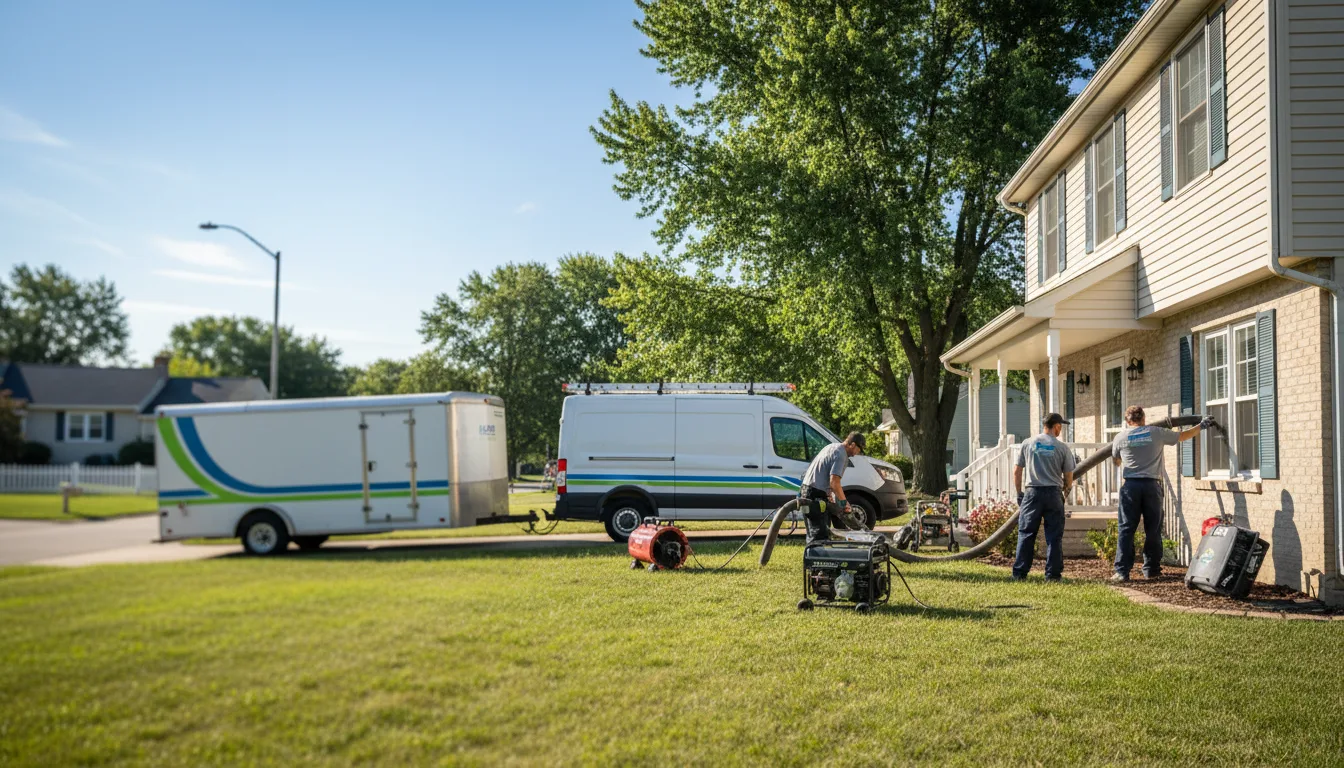 Flooded Basement Restoration And Cleanup With Repair in West Baden Springs, IN near me